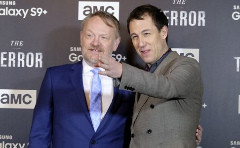 Jared Harris and Tobias Menzies at an event for The Terror (2018)