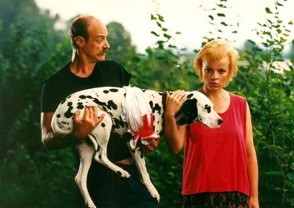 Veronika Jeníková and Pavel Nový in Artus, Merlin a Prchlici (1995)