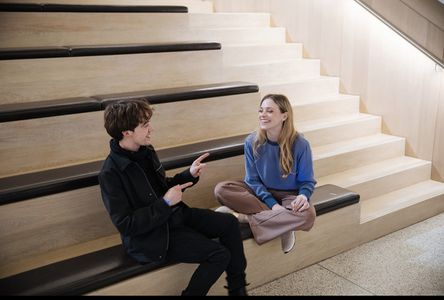 Katie Clarkson Hill and Alex Lawther in 'Spark'