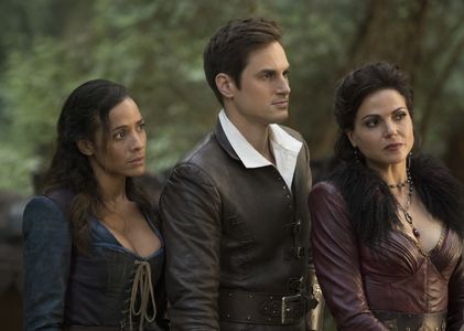 Lana Parrilla, Dania Ramirez, and Andrew J. West in Once Upon a Time (2011)
