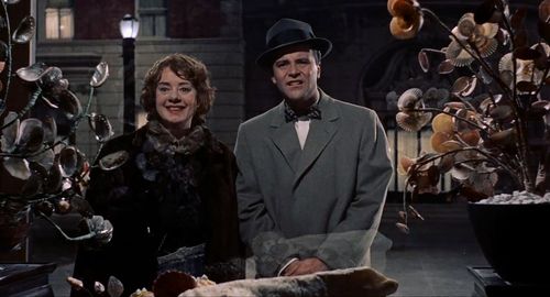 Jack Lemmon and Elsa Lanchester in Bell Book and Candle (1958)