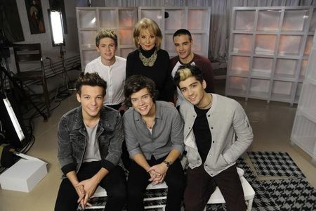 Barbara Walters, Harry Styles, Niall Horan, One Direction, and Louis Tomlinson in The Barbara Walters Summer Special (19
