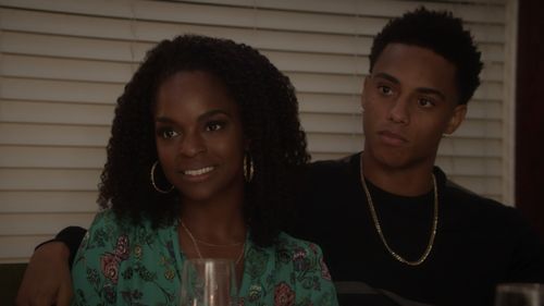 Keith Powers and Samantha Marie Ware in What/If (2019)