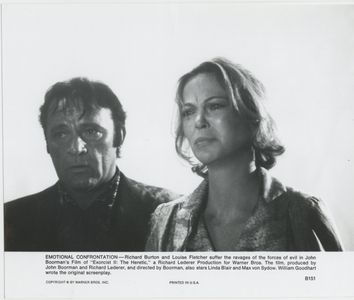 Richard Burton and Louise Fletcher in Exorcist II: The Heretic (1977)