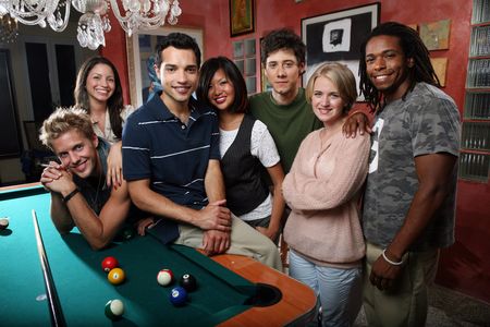 Amy Lewis, Matt Barr, Jenn Liu, Hale Appleman, Alex Loynaz, Karolin Luna, and Rafael Mondino in Pedro (2008)