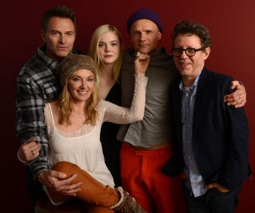 Tim Daly, Flea, Jeff Preiss, and Elle Fanning at an event for Low Down (2014)