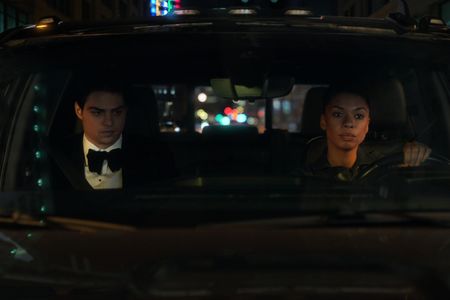 Angel Parker and Noah Centineo in The Recruit (2022)
