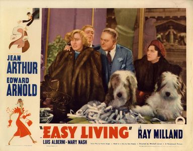 Jean Arthur, Edward Arnold, Esther Dale, and Mary Nash in Easy Living (1937)