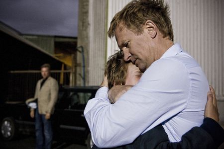 Mikael Persbrandt, Ulrich Thomsen, and William Jøhnk Nielsen in In a Better World (2010)