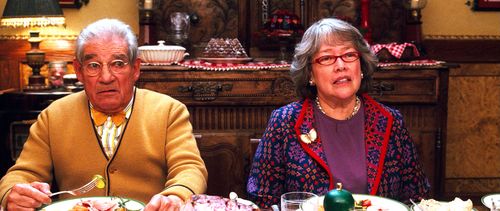 Kathy Bates and Trevor Peacock in Fred Claus (2007)
