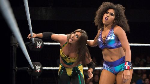 Marti Belle and Rachael Ellering in WWE: Mae Young Classic Women Tournament (2017)