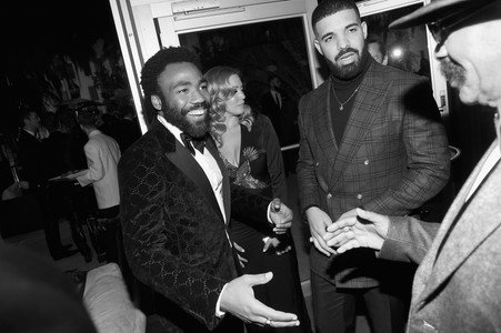 Drake and Donald Glover at an event for The Oscars (2018)