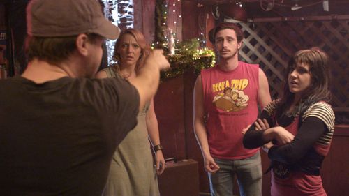Billy Slaughter, Kerry Cahill, Samantha Ann, and Dave Davis in Laundry Day (2018)