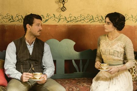 Paola Núñez and Henry Garrett in The Son (2017)