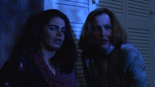 Gillian Anderson and Helene Clarkson in The X-Files (1993)