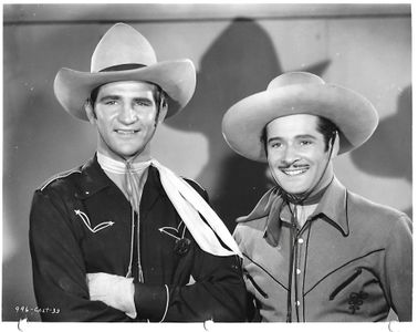 Sammy Baugh and Duncan Renaldo in King of the Texas Rangers (1941)