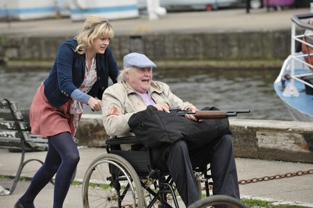 Dudley Sutton and Georgia King in Cockneys vs Zombies (2012)