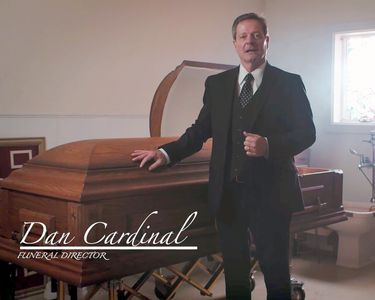 As the Funeral Director in film 