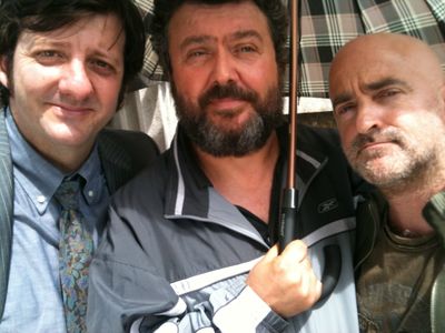 Augusto Fornari, Rodolfo Laganà, Angelo Orlando. Shoting Serial Tv 