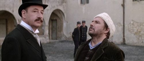 Michel Galabru and Philippe Noiret in The Judge and the Assassin (1976)