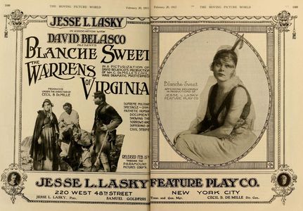 Mrs. Lewis McCord, James Neill, Page Peters, and Blanche Sweet in The Warrens of Virginia (1915)