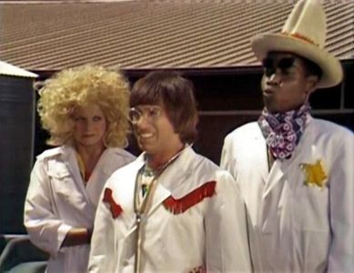 Jack Baker, David Levy, and Carol Anne Seflinger in The Krofft Supershow (1976)