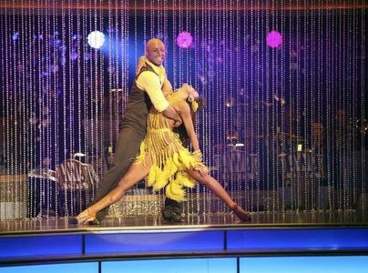 Karina Smirnoff and J.R. Martinez in Dancing with the Stars (2005)