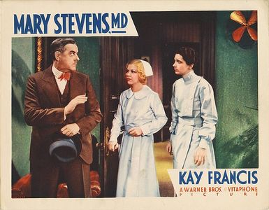 Glenda Farrell, Kay Francis, and Harry Myers in Mary Stevens, M.D. (1933)