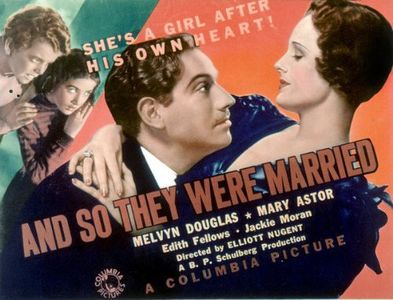 Mary Astor, Melvyn Douglas, Edith Fellows, and Jackie Moran in And So They Were Married (1936)