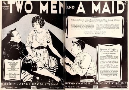 Alma Bennett, William Collier Jr., and Eddie Gribbon in Two Men and a Maid (1929)