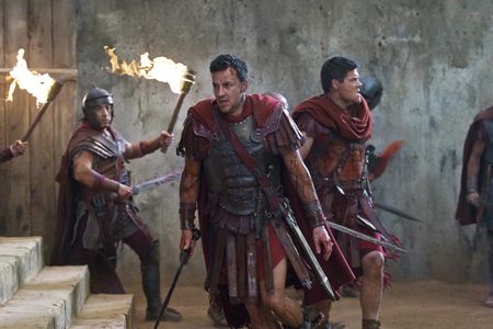 Paul Glover and Craig Parker in Spartacus (2010)