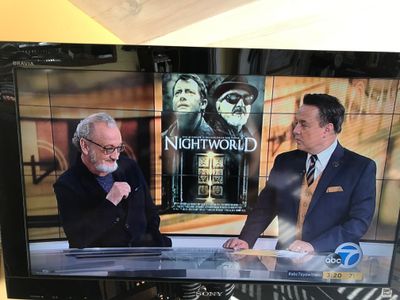 Robert Englund promoting NIGHTWORLD