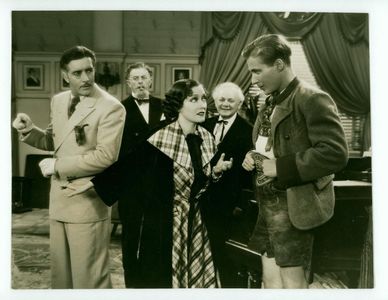 John Boles, Joseph Cawthorn, Douglass Montgomery, Al Shean, and Gloria Swanson in Music in the Air (1934)