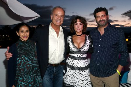 Kelsey Grammer, Frank Lesser, Milana Vayntrub, and Aparna Nancherla at an event for IMDb at San Diego Comic-Con (2016)
