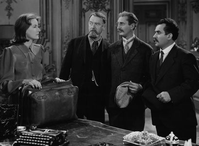 Greta Garbo, Felix Bressart, Alexander Granach, and Sig Ruman in Ninotchka (1939)
