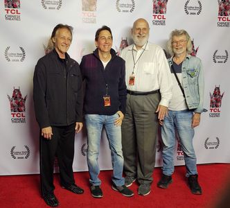 Director Robert Mann with Sound Designer Kenny Klimak, Producer Les I. Goldman, DP Al Satterwhite - Golden State Film Fe