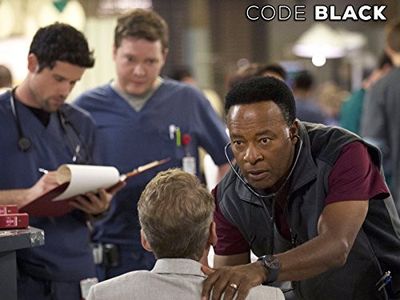William Allen Young, Benjamin Hollingsworth, and Harry Ford in Code Black (2015)