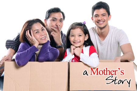 Nonie Buencamino, Rayver Cruz, Pokwang, and Xyriel Manabat in A Mother's Story (2011)