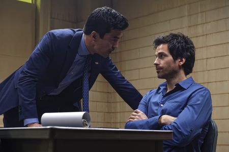 Santiago Cabrera and Ian Anthony Dale in Salvation (2017)