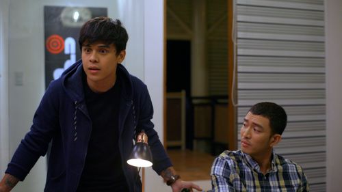Jason Francisco and Khalil Ramos in Stories from the Heart (2021)