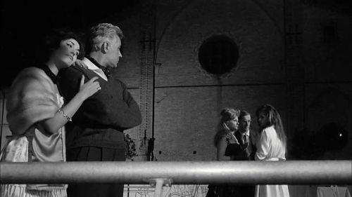 Claudia Cardinale, Renato Baldini, Nadia Bianchi, Enzo Garinei, and Angela Portaluri in Girl with a Suitcase (1961)