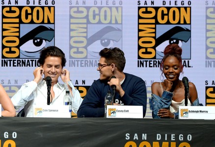Cole Sprouse, Ashleigh Murray, and Casey Cott at an event for Riverdale (2017)