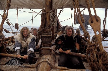 Gary Cady, Richard Ridings, and Danny Schiller in Erik the Viking (1989)