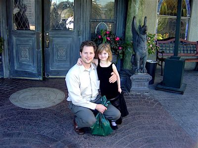 Morgan Lily & father Andy Gross @ the world famous Magic Castle.