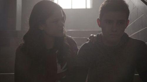 Victoria Moroles and Michael Johnston in Teen Wolf (2011)