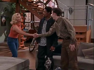 Jessica Collins, Jason George, and Eddie Kaye Thomas in Off Centre (2001)