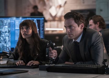 Justin Kirk and Caitlin Stasey in APB (2017)