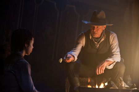 Harrison Ford and Noah Ringer in Cowboys & Aliens (2011)