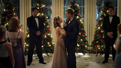 Ingo Rademacher, Haley Pullos, and Kennedy Lea Slocum in A Royal Christmas Ball (2017)