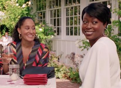 Christine Horn and Tracee Ellis Ross on Black-ish